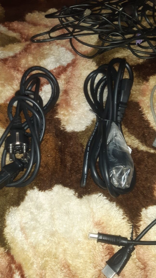 Шнуры блоков питания, шнур питания для монитора, шнур HDMI