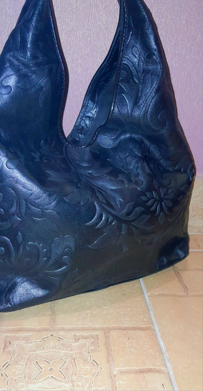 Продам итальянская  кожаная сумка