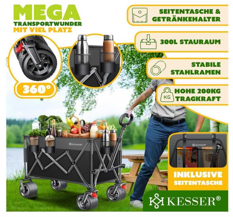 Wózek składany KESSER GTR9000
