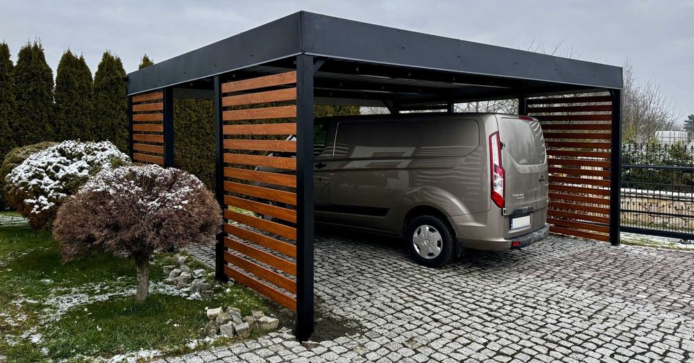 Carport 6x6 6x3 Wiata Samochodowa Altana Metalowa