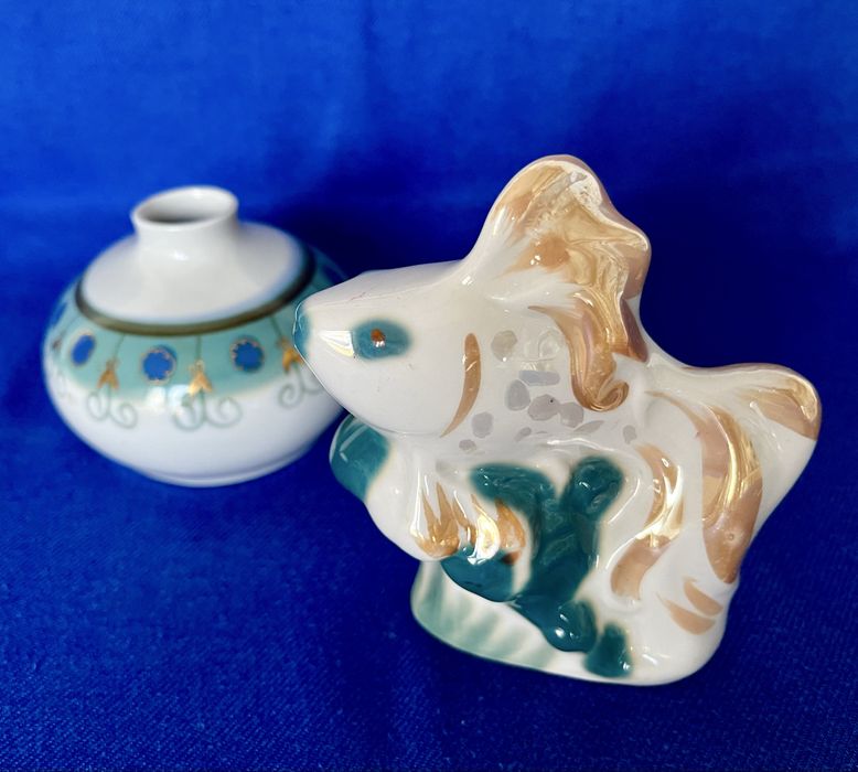 Статуэтки СССР: Мишка ЛФЗ Будёновец Олени Рыбка Мальчик Девочка Бюргер