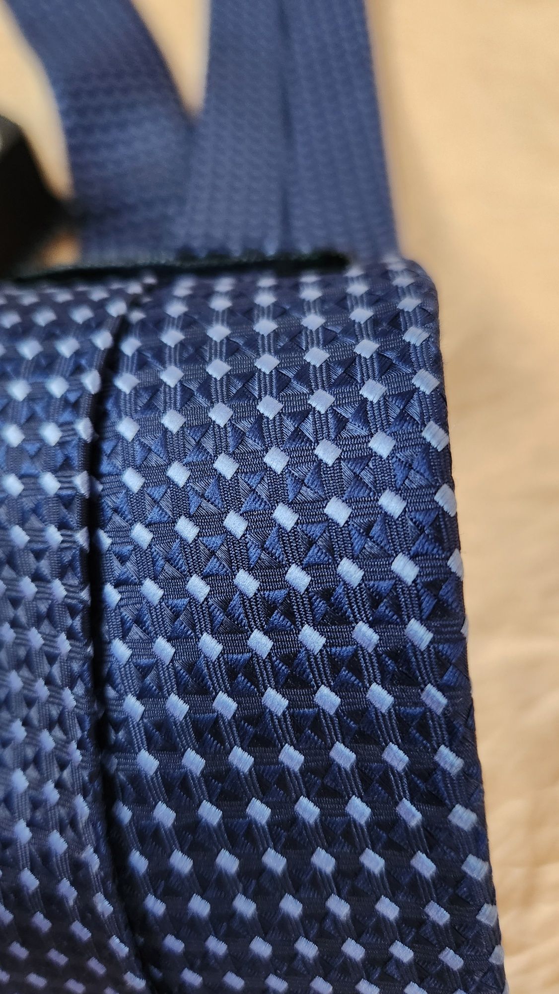 Набор галстук запонки платок, чоловічий набір запонки галстук