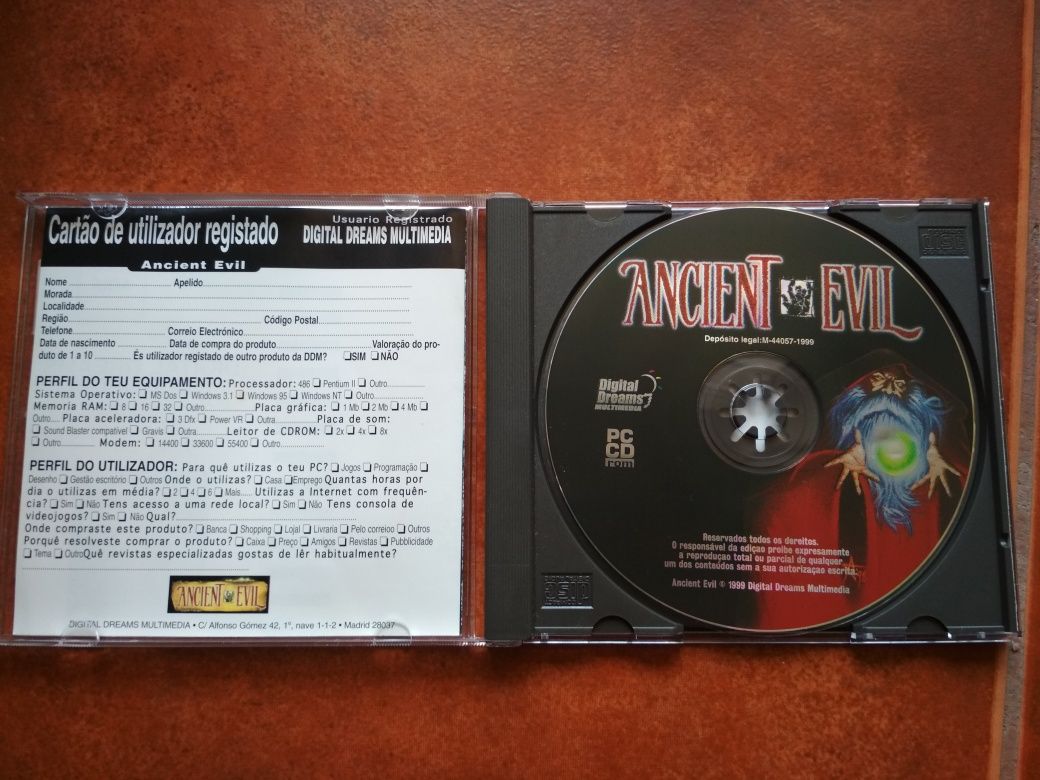 Jogo Ancient Evil PC CD-Rom