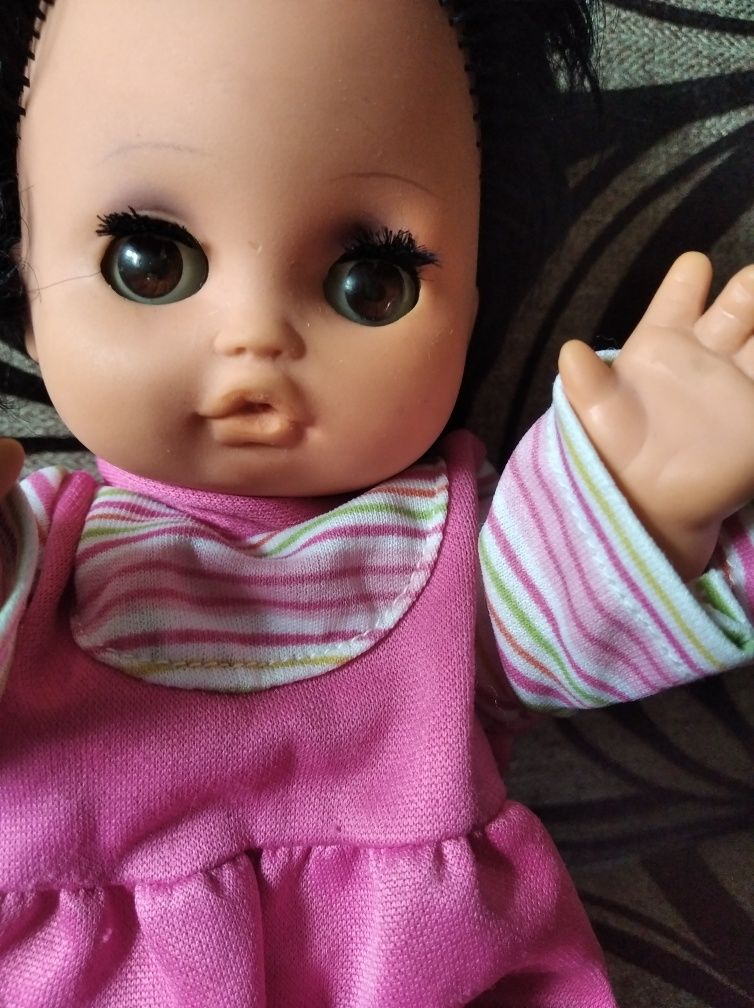 Красивая кукла ГДР Бигги 27 см брюнетка