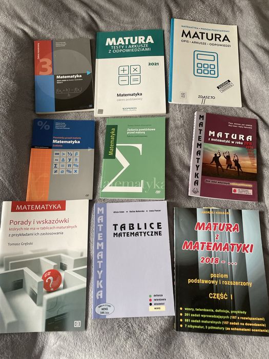 Repetytoria maturalne książki podręczniki zbiory liceum matematyka
