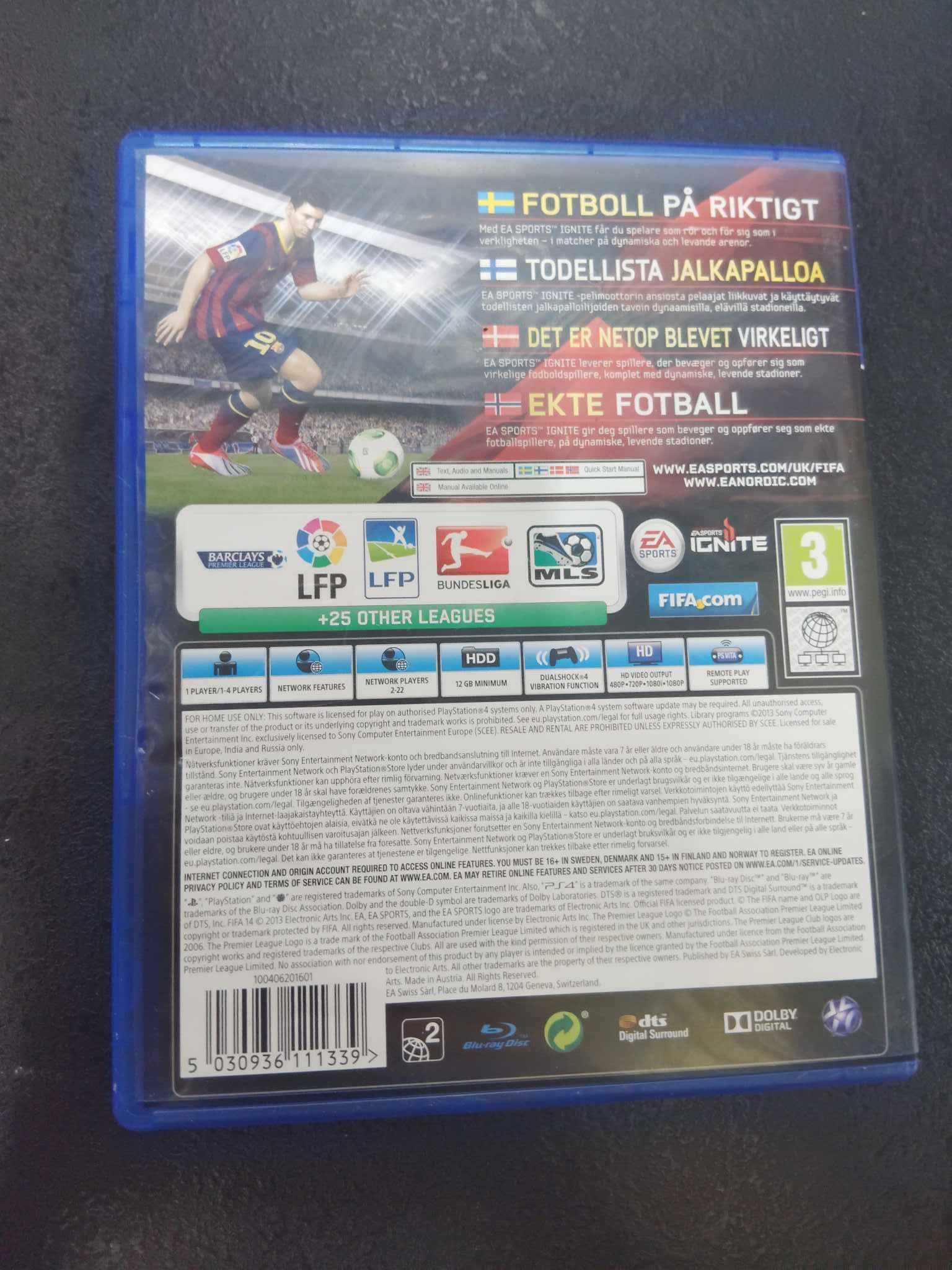 FIFA 14 PS4 gra po Angielsku