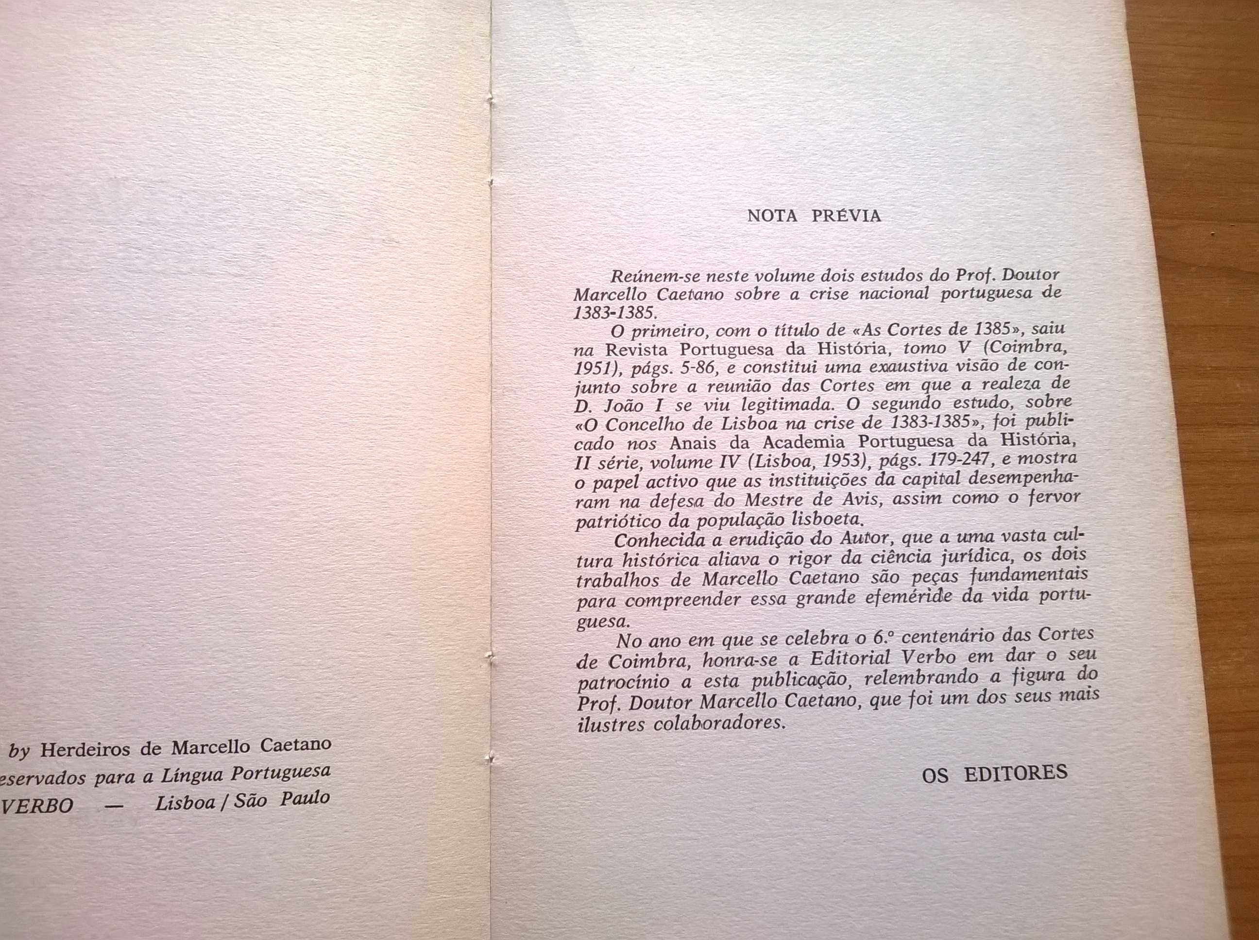 A Crise Nacional de 1383 / 1385 - Marcello Caetano