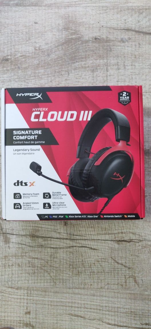 Гарнітура дротова HyperX Cloud 3