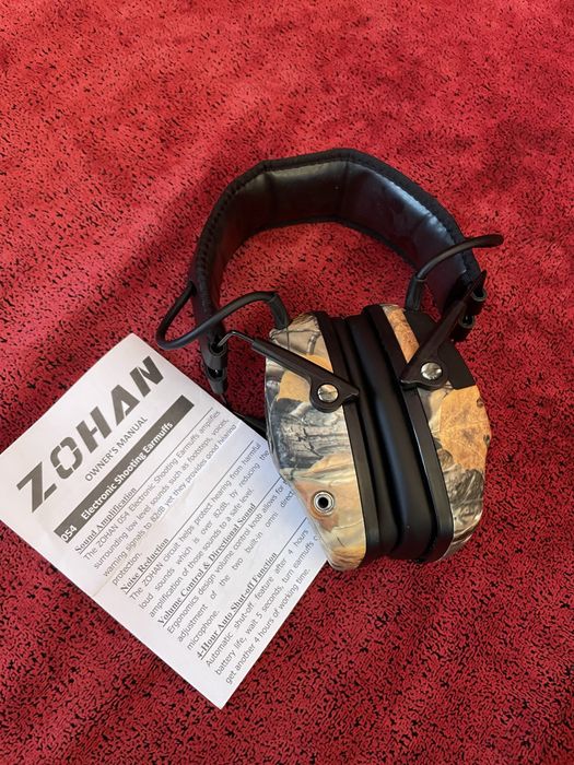 Тактические  наушники ZOHAN  054 для  + кейс для хранения наушников