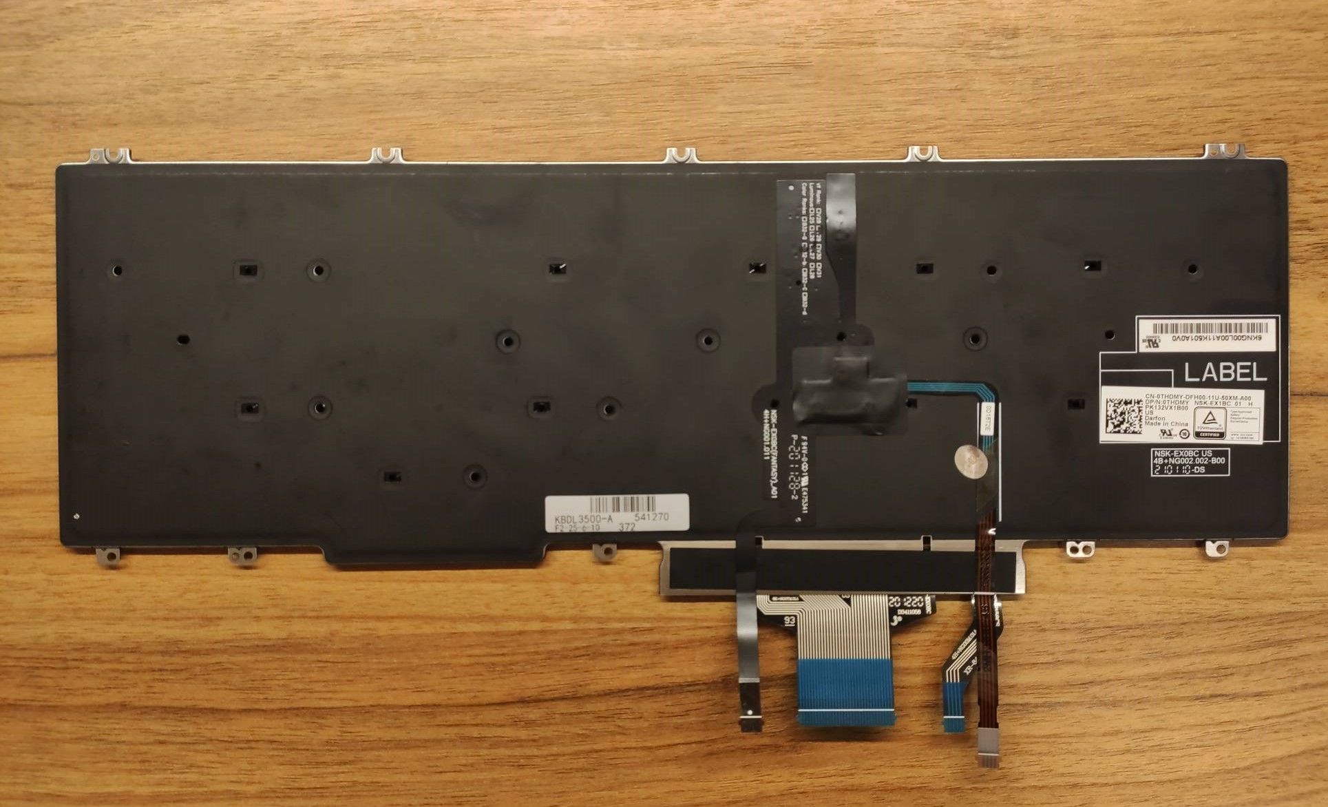 Клавіатура Dell precision 3500 3501 3540 3541 latitude 5500 5501 5510