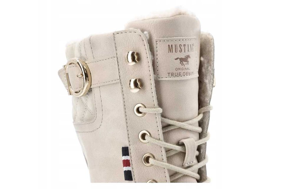 Kozaki MUSTANG 1499/605 beżowy R:39