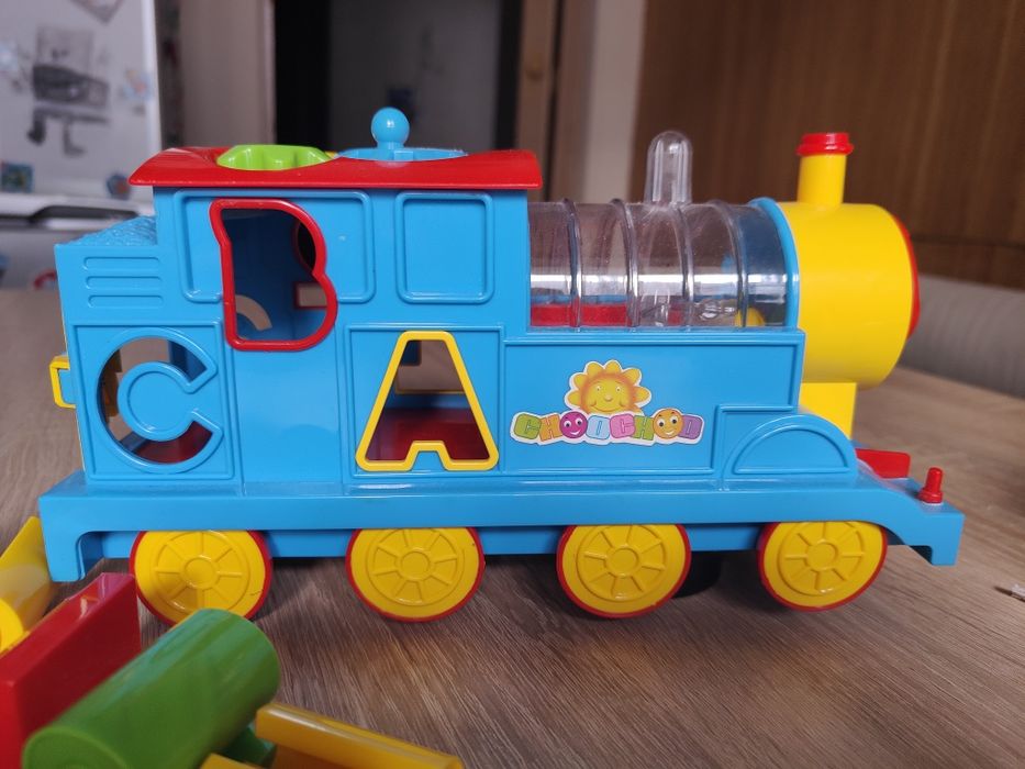 Логічна гра, сортер, поїзд, звуковий