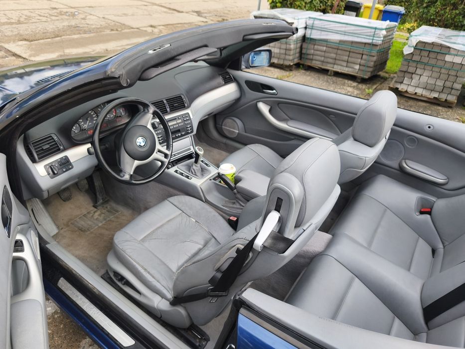 BMW E46 cabrio 3.0 m54b30 231km manual bez rdzy