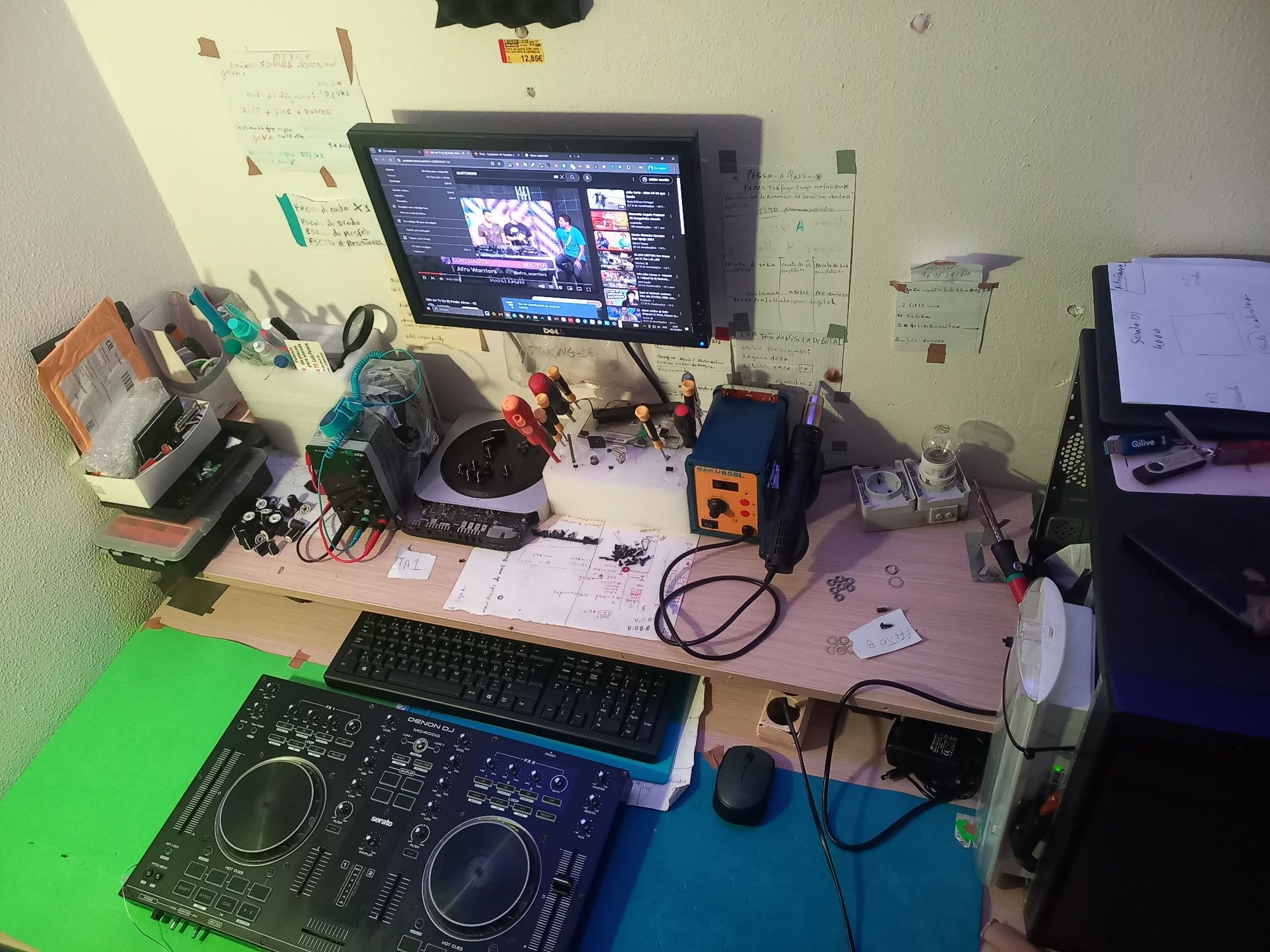 Reparação em controladora Dj pioneer