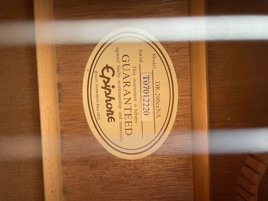 Epiphone gitara elektroakustyczna DR-200ceNA