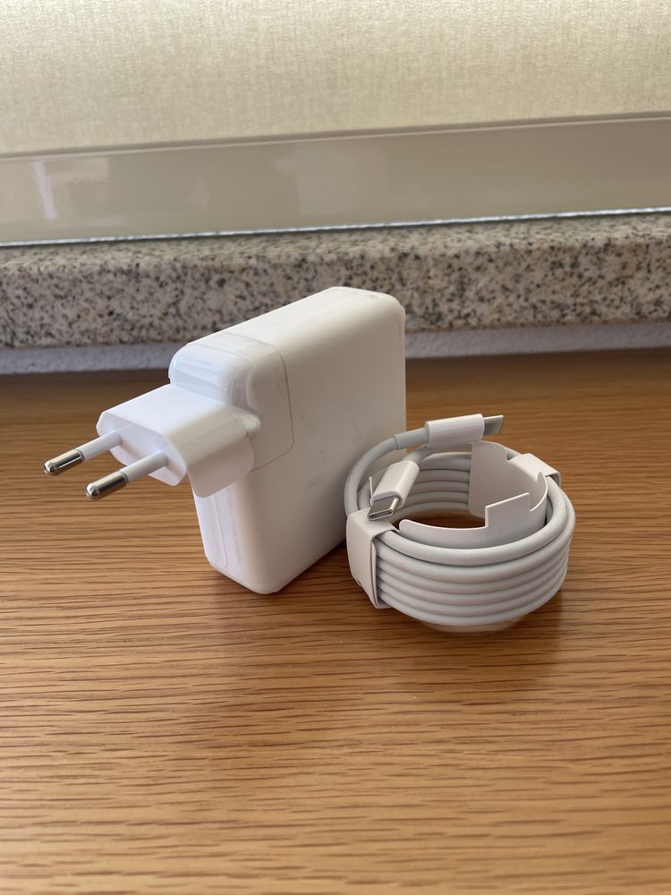 Carregador Apple | Adaptador de corrente USB-C + Cabo USB-C *NOVOS*