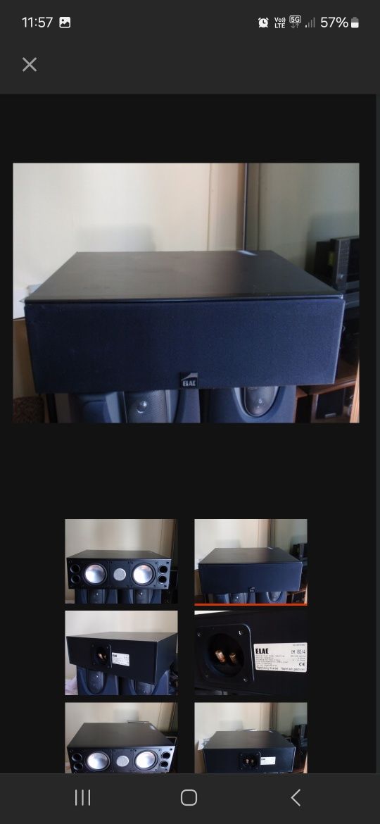 Elac CM 80/4 kolumna Centralna Made in Germany