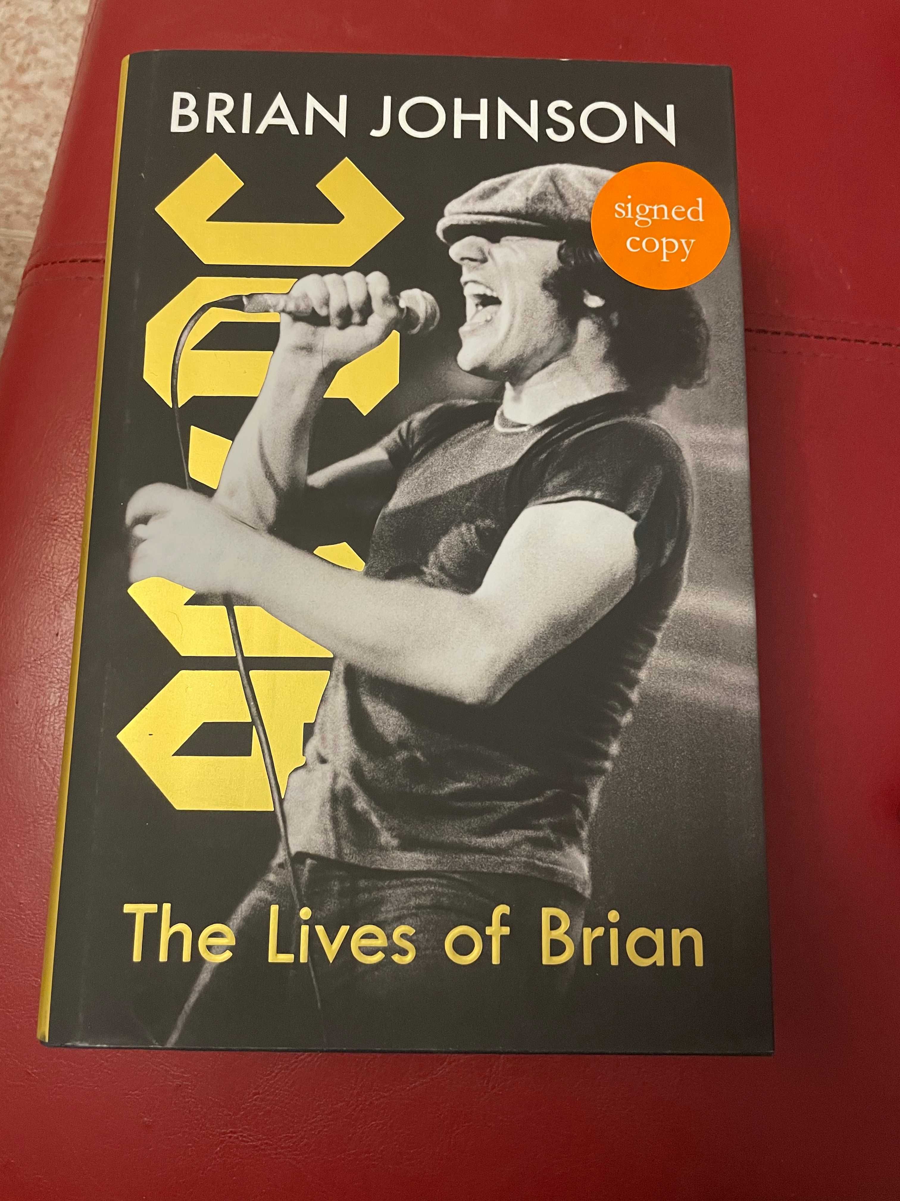 книга Браяня Джонсона (AC/DC) с автографом