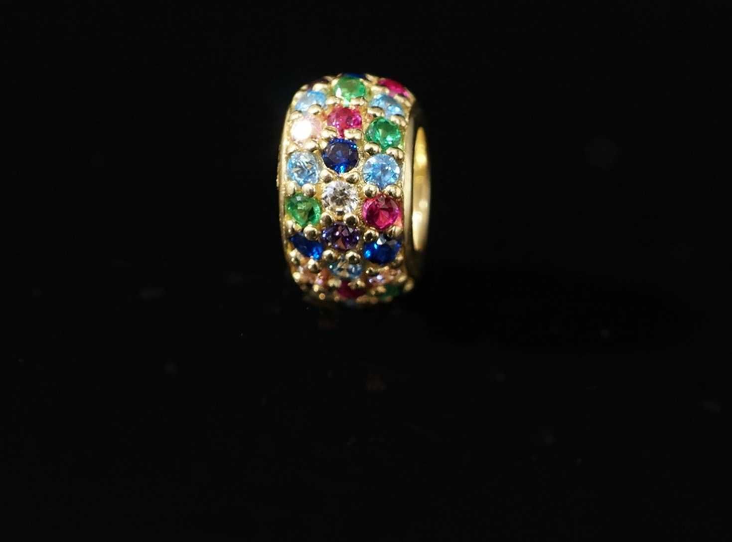 Złoto 585 - złota zawieszka beads
