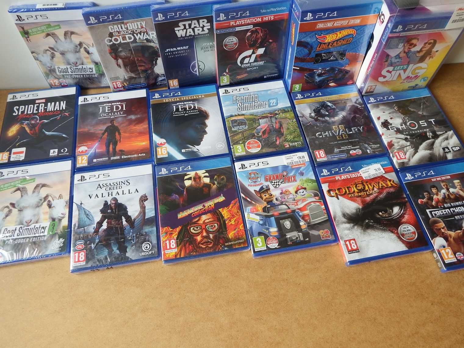 GRY PS4 PS5 KUTNO Ghost Of Tsushima PL nowa folia inne gry Playstation