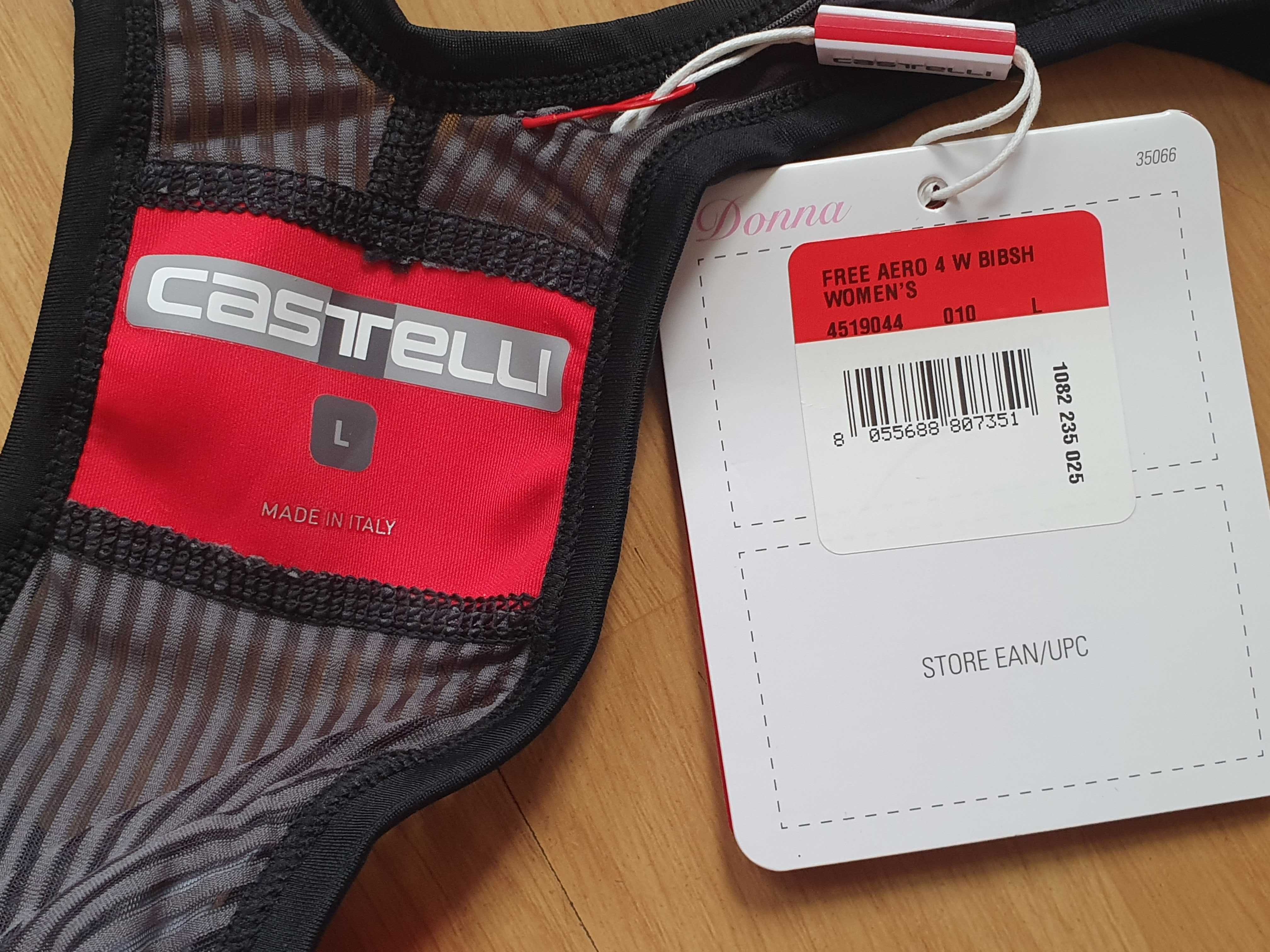 Castelli Free Aaero 4 W Bib damskie spodenki kolarskie rozm L