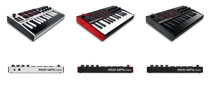 Midi-клавіатура AKAI MPK MINI MK3 White Black Classic Red Grey