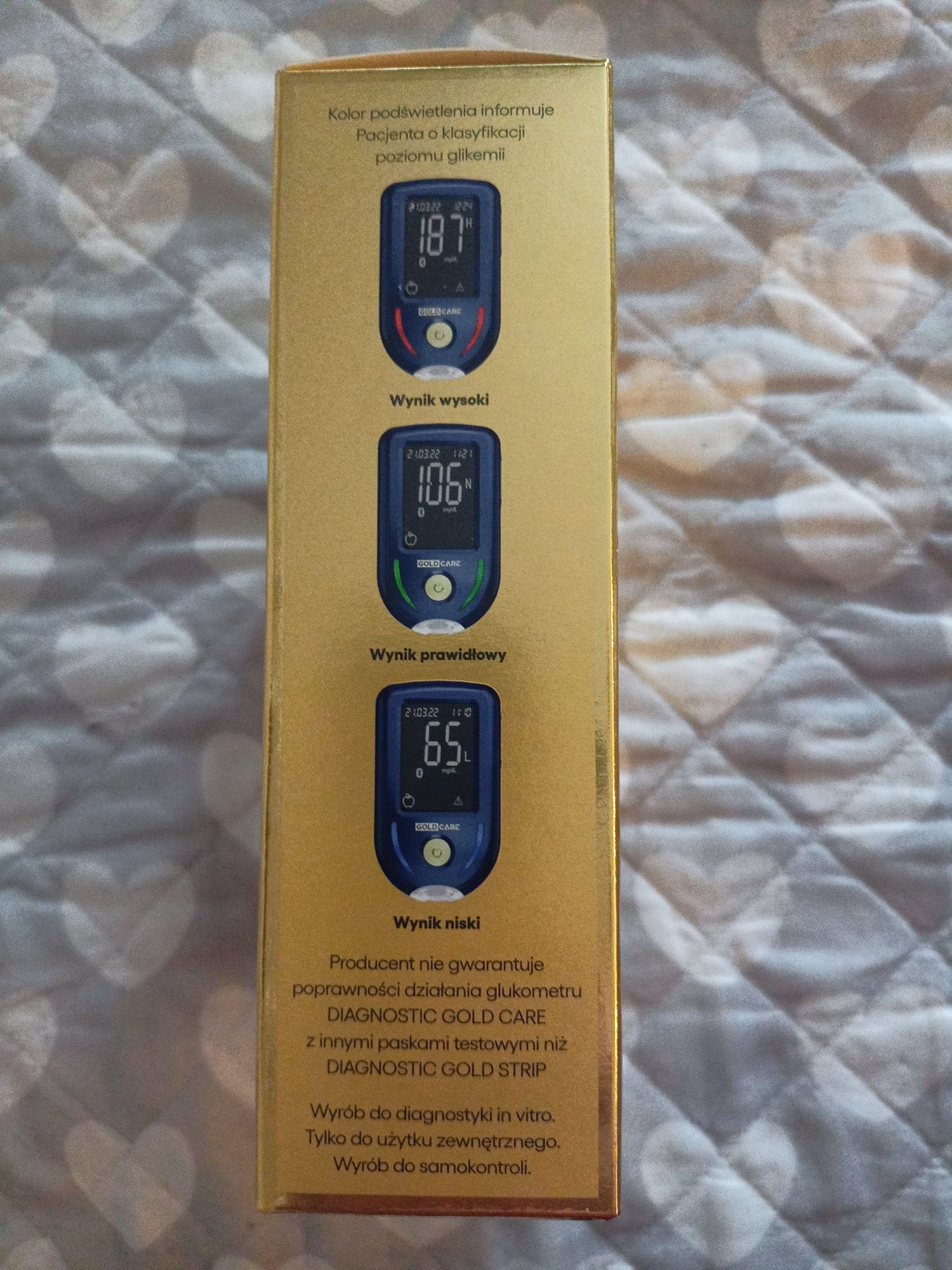 Glukometr Diagnostic Gold Care z funkcją Bluetooth
