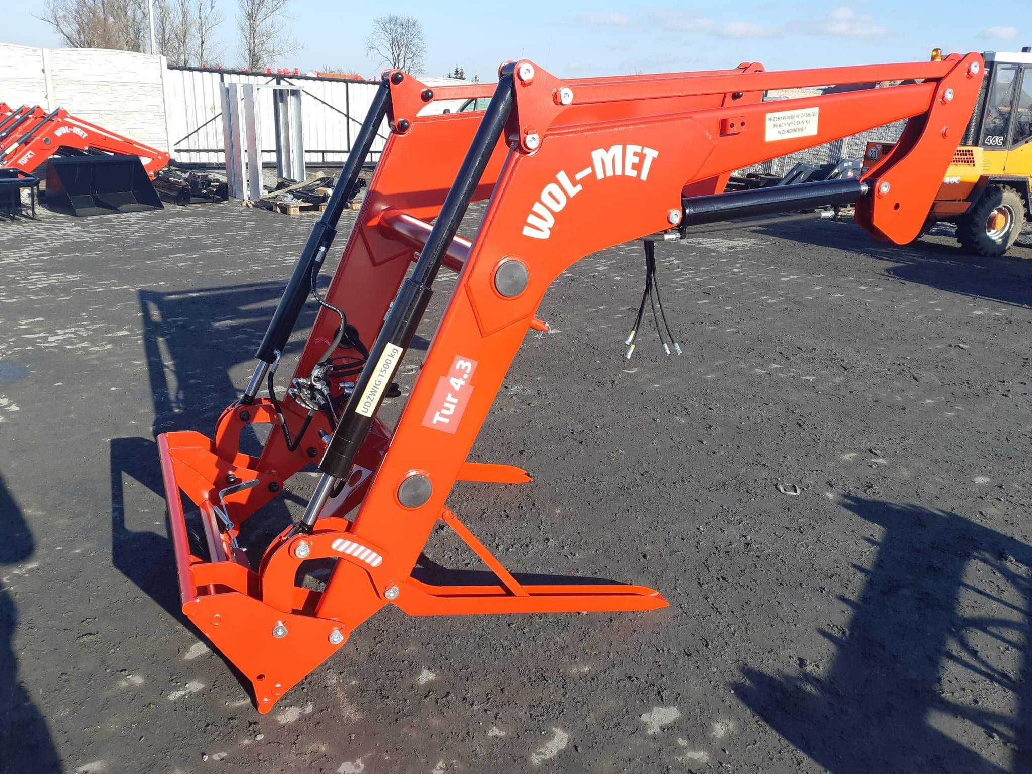 Ładowacz czołowy TUR 4 Wol-Met transport montaż Ursus Zetor PRONAR MTZ