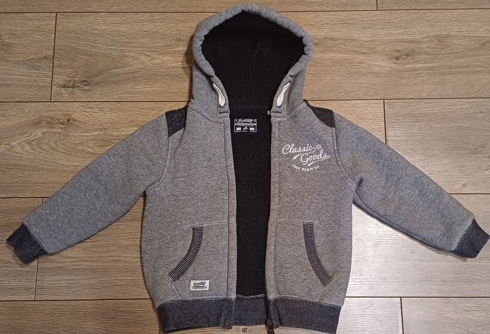 Bluza chłopięca na futerku