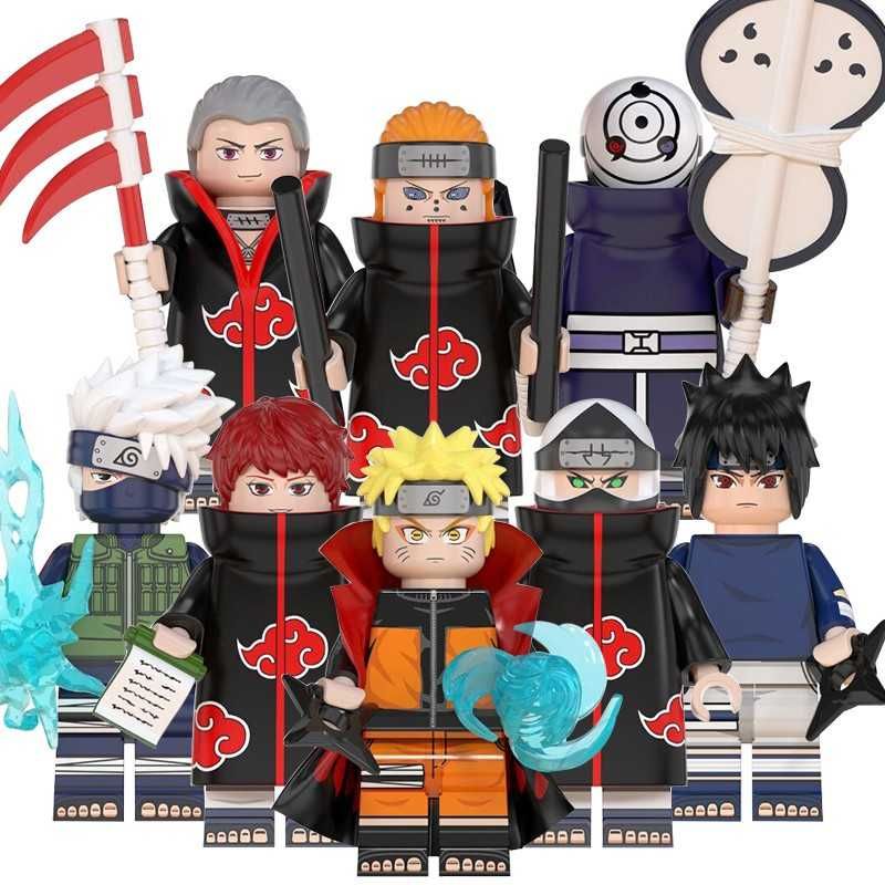 Coleção de bonecos minifiguras Naruto nº7 (compatíveis Lego)