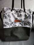 Torebka na lato worek Baggage tkanina