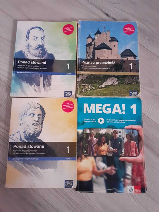 Ponad słowami 1, Focus 2, Oblicza geografii 1 i 2, Odkryć fizykę 2