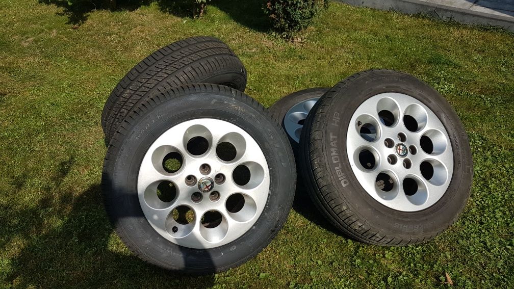 felgi ALFA ROMEO - GRATIS opony jak nowe gwarancja 3m