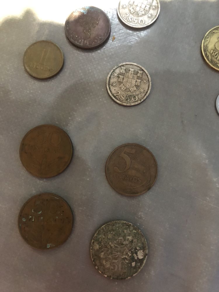 Varias moedas para coleção