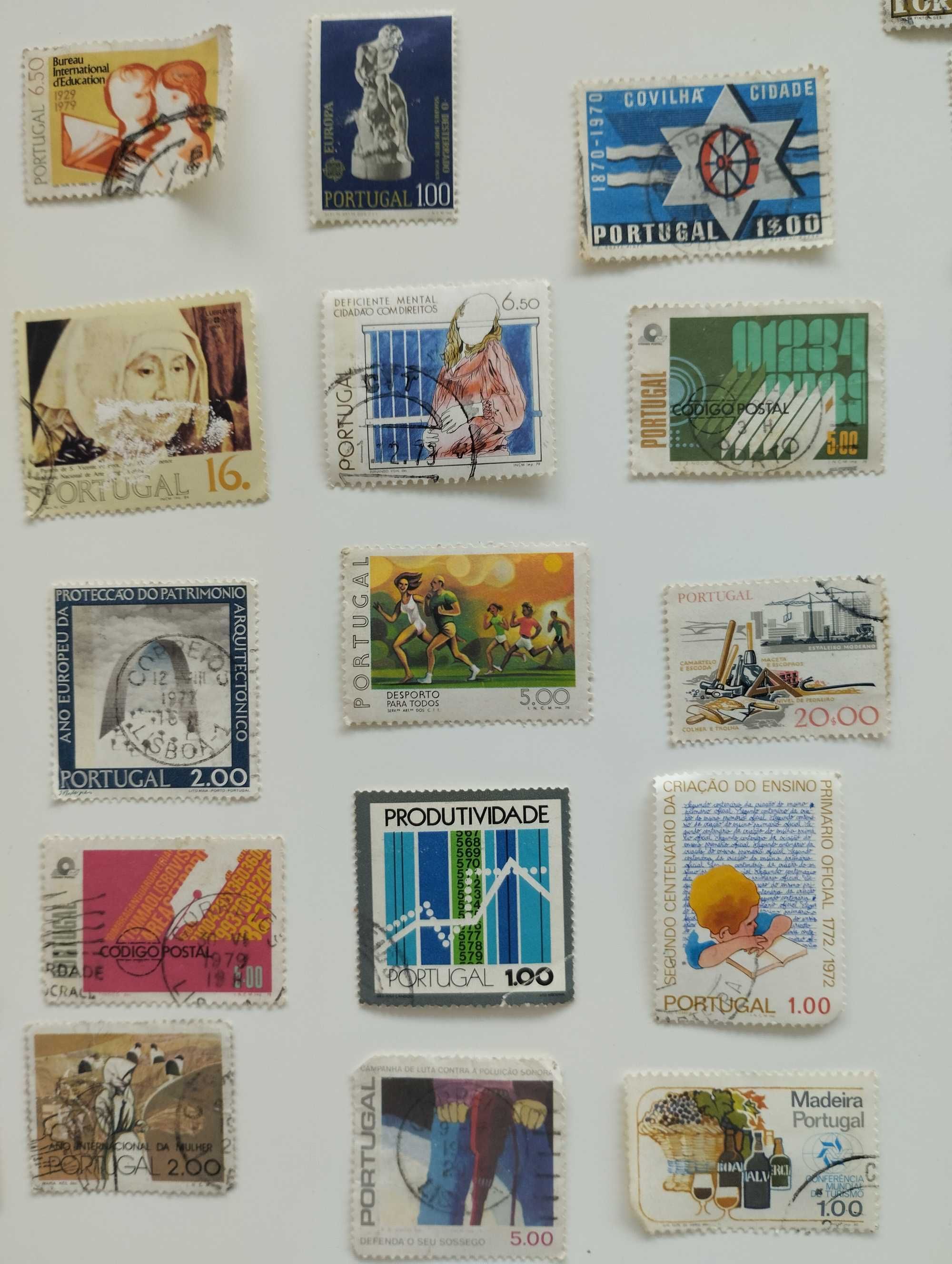 Lote de selos coleção