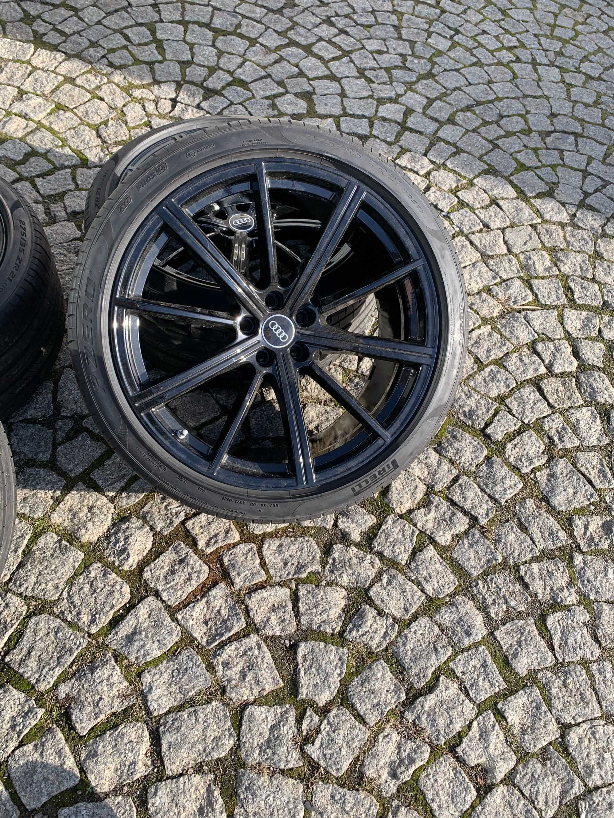 Felgi oryginalne Audi RS6 - 21x10,5 ET19 + Opony Pirelli Pzero