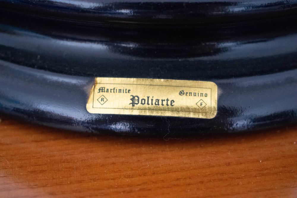 Estátua em Marfinite- Candeeiro duplo