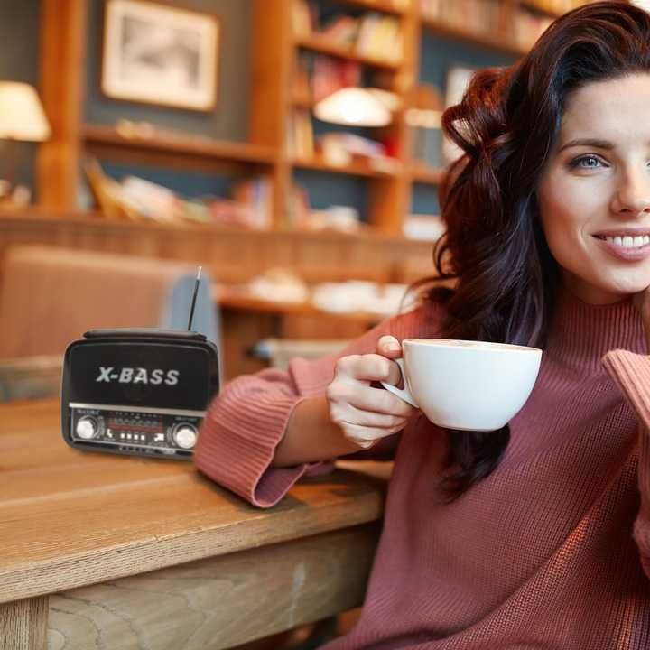 Radio Kuchenne Przenośne Sieciowe Na Baterie Fm/am/sw Usb Aux Sd Mp3