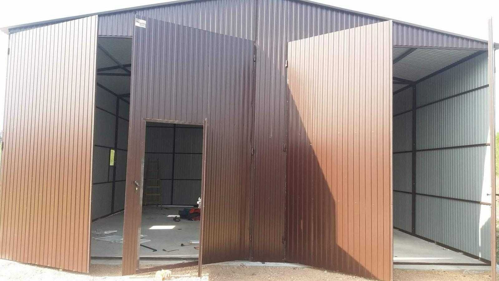 Garaż blaszany 7,5 x 6 Magazyn Wiata Garaż blaszak 7x6 6x8 5x9 6x6 7x7