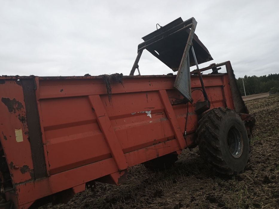 Rozrzutnik obornika 12 t własna hydraulika zamiana