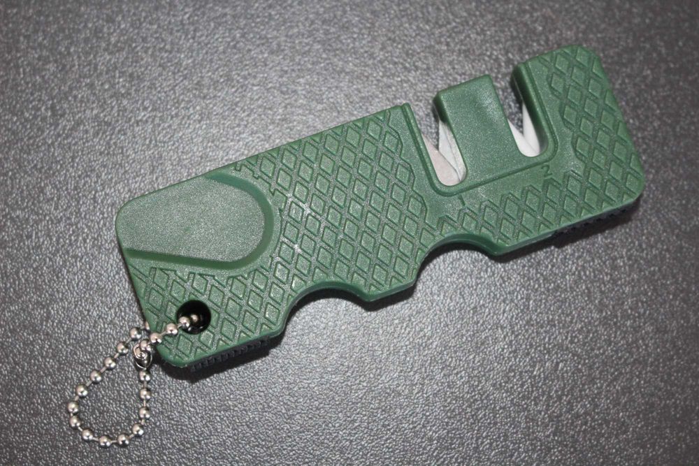 Точилка, точило для кухоних, туристичних ножів 2в1 вольфрам + кераміка