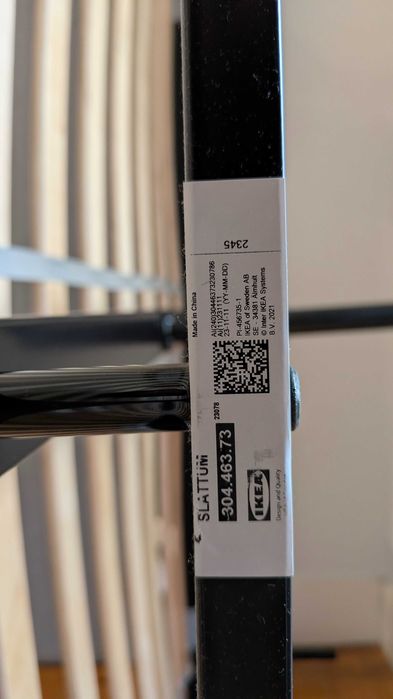 Cama casal IKEA Slattum 140 X 200