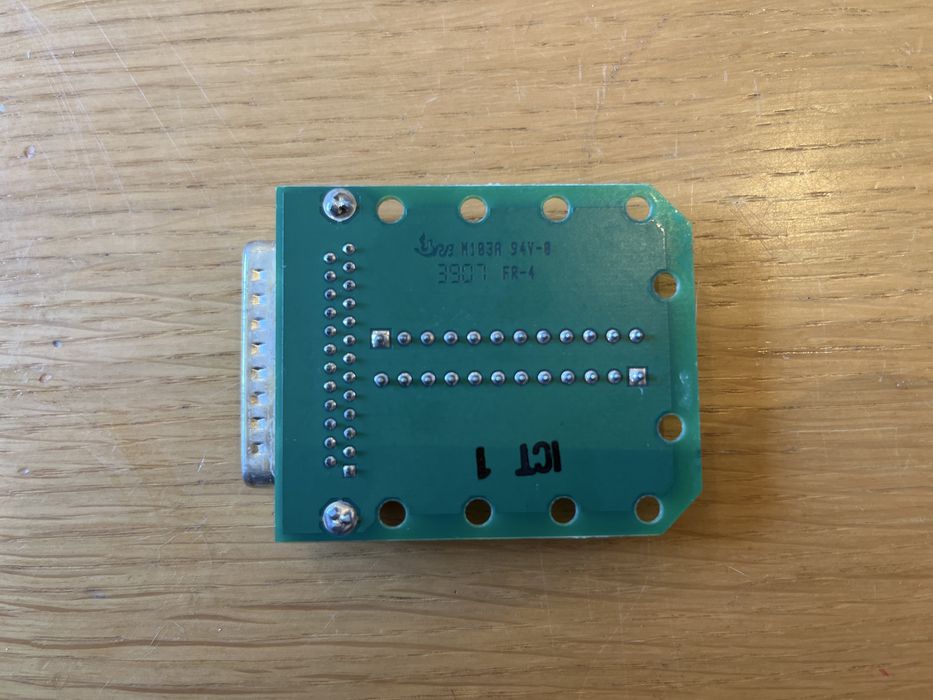 3 x złącze męskie do zabudowy D-SUB-25 (LPT)