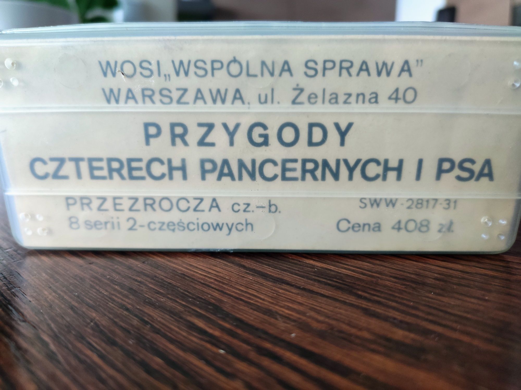 Czterej pancerni i pies - zestaw - 8 przeźroczy do rzutnika Ania B-9