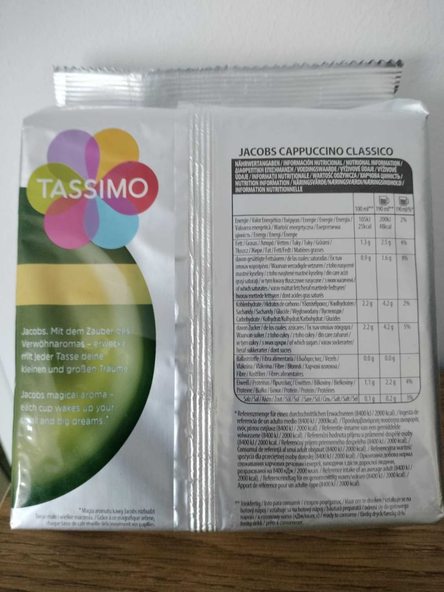 Kapsułki TASSIMO Jacobs Cappuccino Classico 8  Niemcy