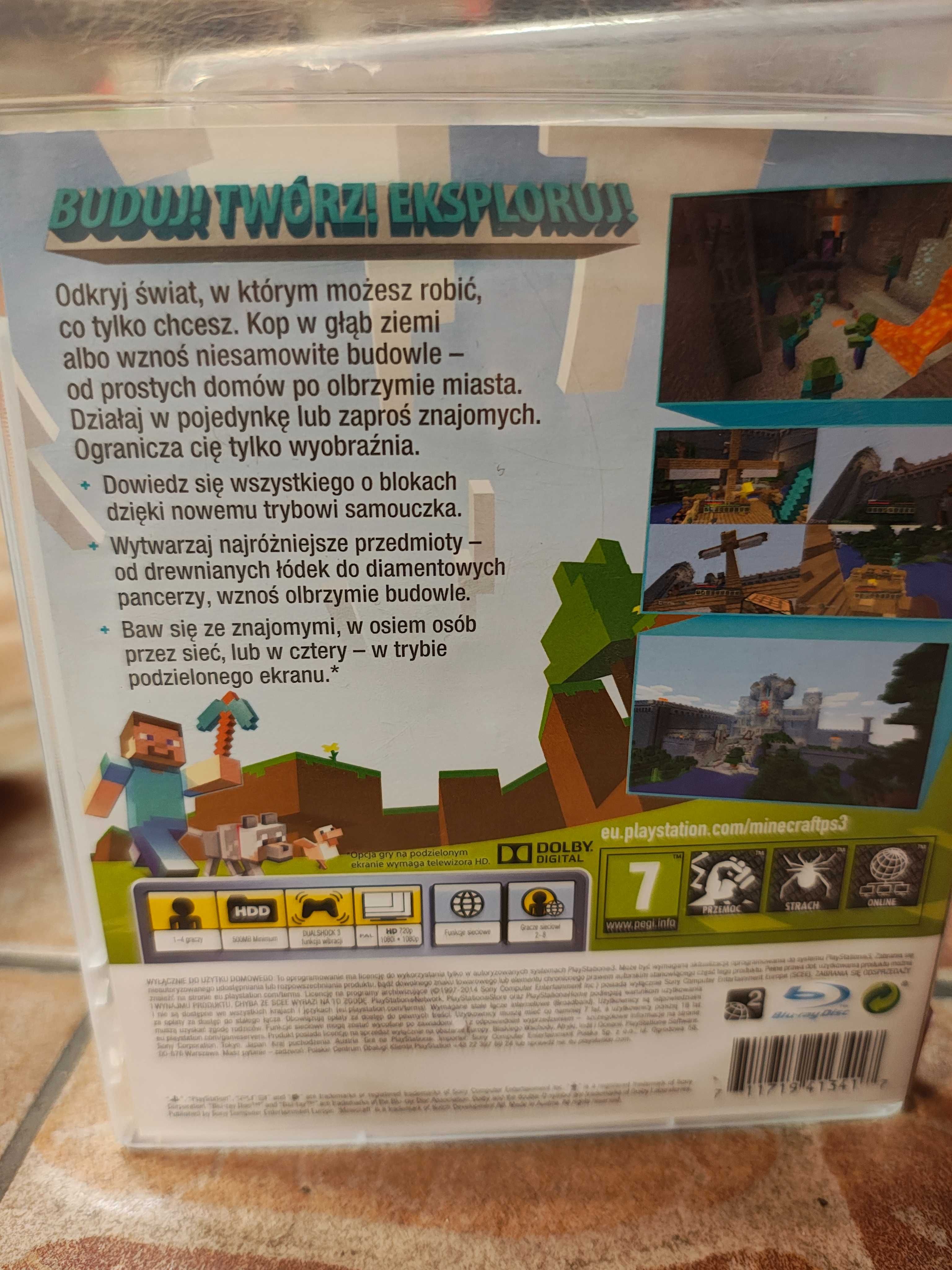 Minecraft PS3, Sklep Wysyłka Wymiana