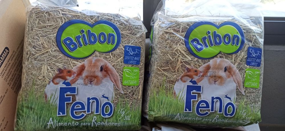 Feno para roedores (2 sacos)