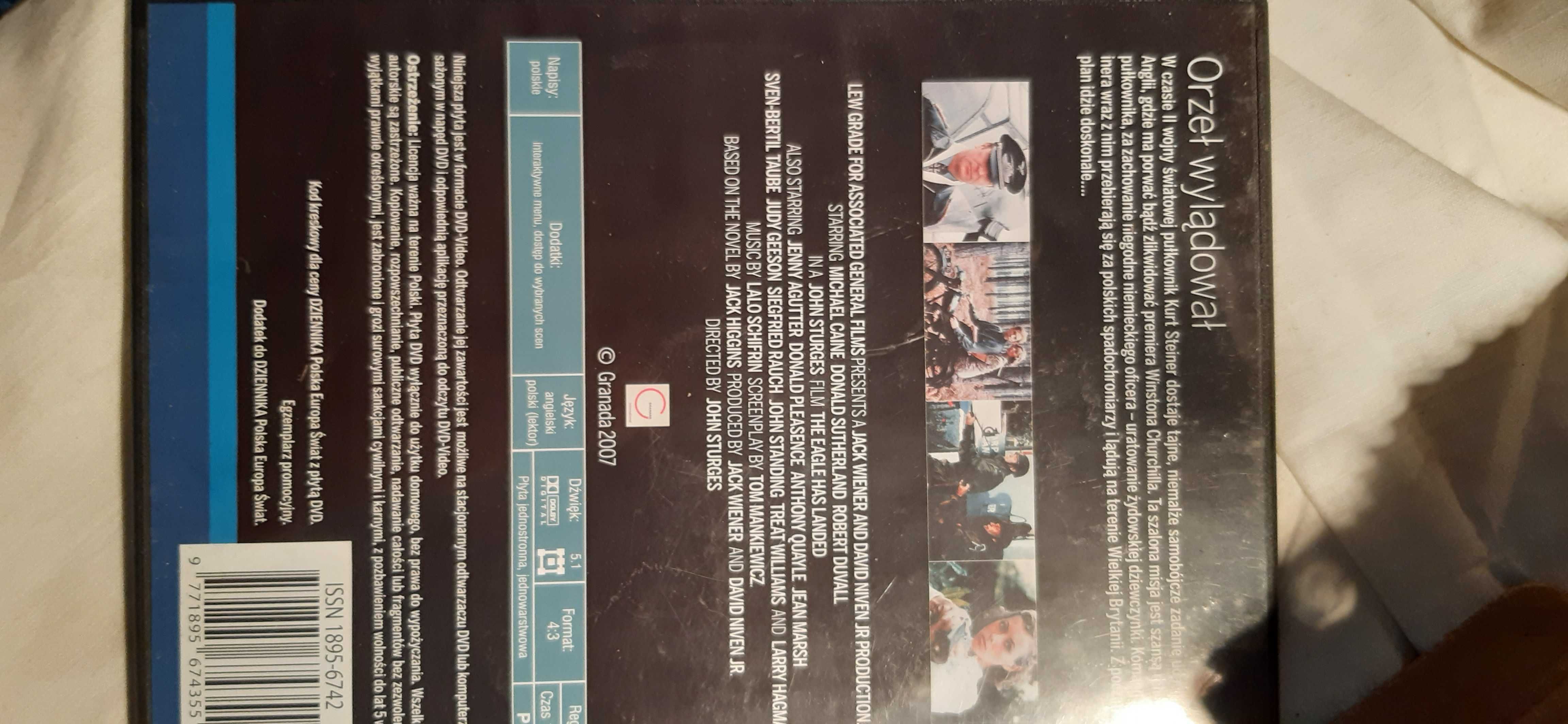 dvd film wojenny orzeł wylądował, klasyka kina wojennego