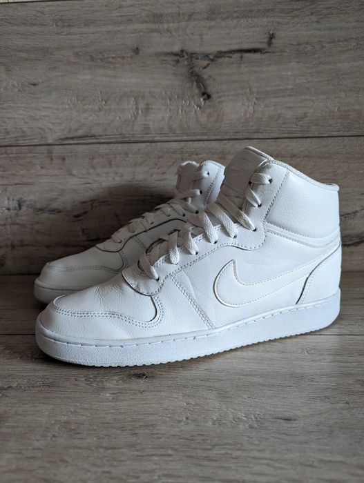 Кожаные высокие кроссовки хай топы б/у Nike Ebernon Mid 42-43р 27,5 см