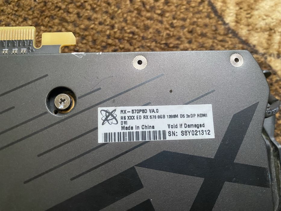 AMD Radeon RX 570 8Gb RS XXX Edition GDDR5, 256 bit